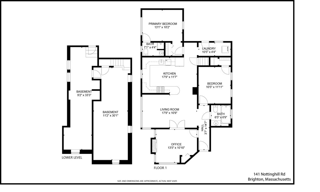 141 Nottinghill Road, Unit 1 Boston, MA 02135 - Photo 39 of 39 Gallery Image 39