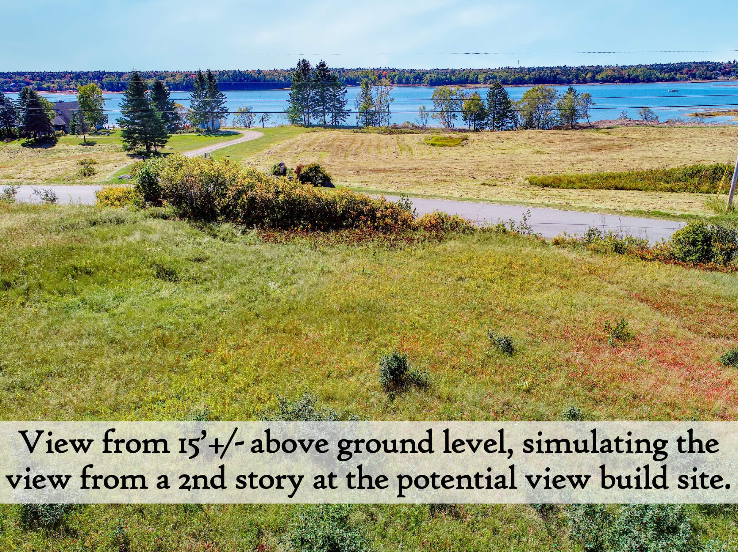 229-230 Ficketts Point Road Milbridge, ME 04658 - Photo 6 of 27 View from future home site 2nd story - l