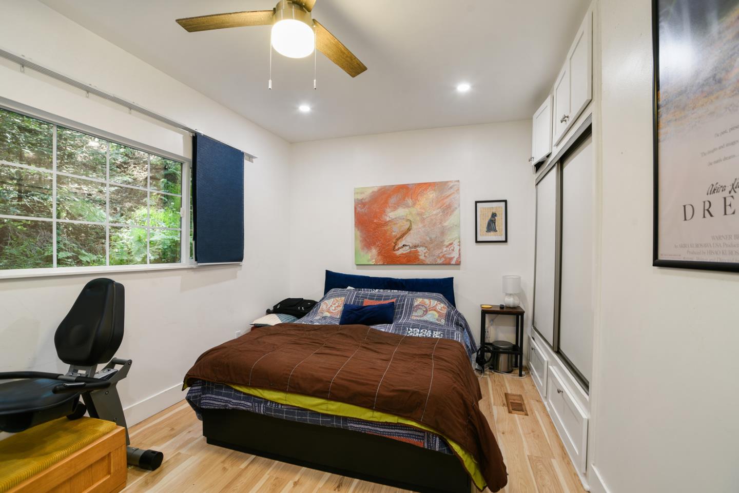 17550 Comanche Trail Los Gatos, CA 95033 - Photo 6 of 15 a bedroom with a large bed and a window