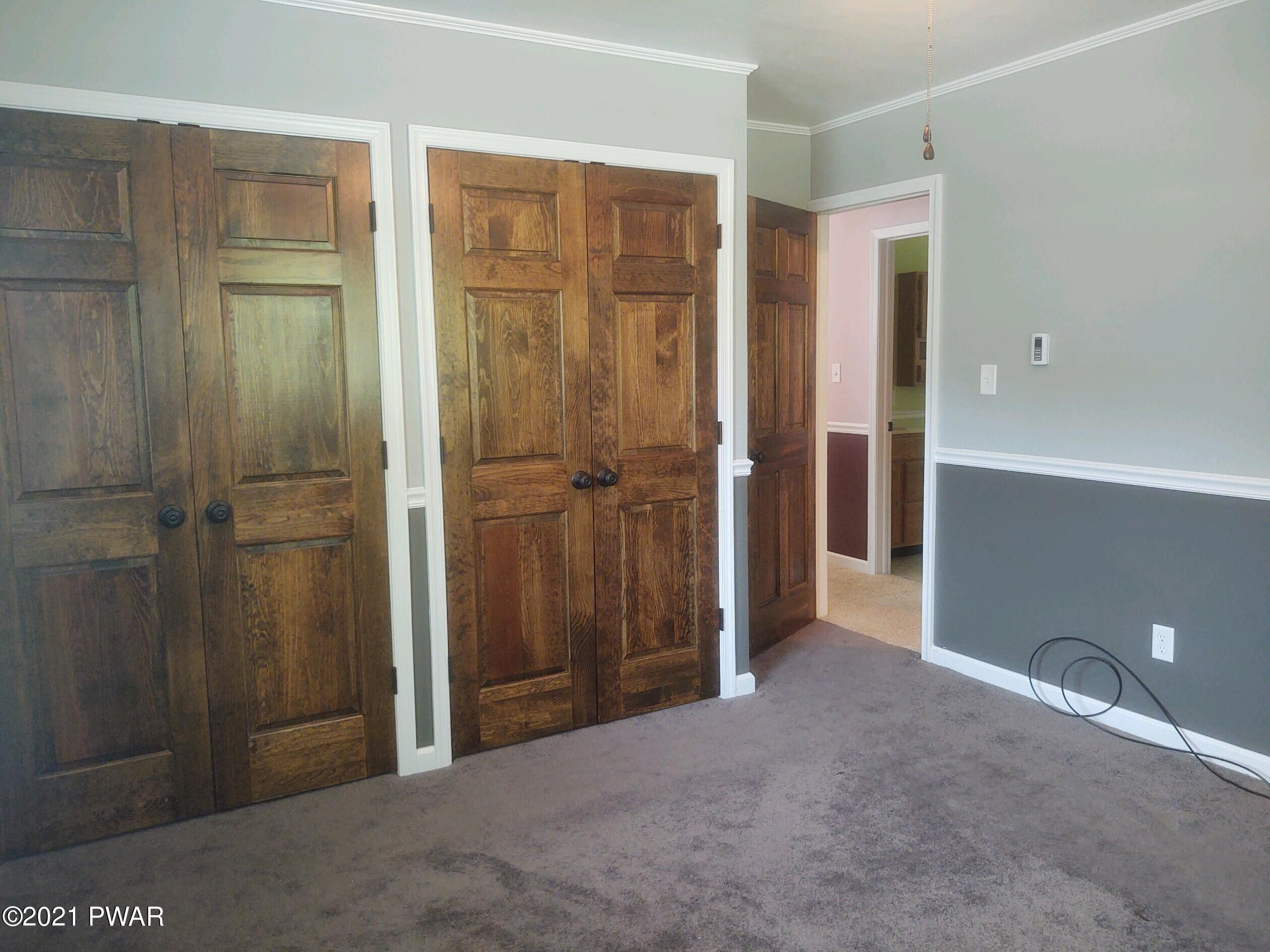 39 Starlight Lake Road Starlight, PA 18461 - Photo 29 of 36 master bedroom closets