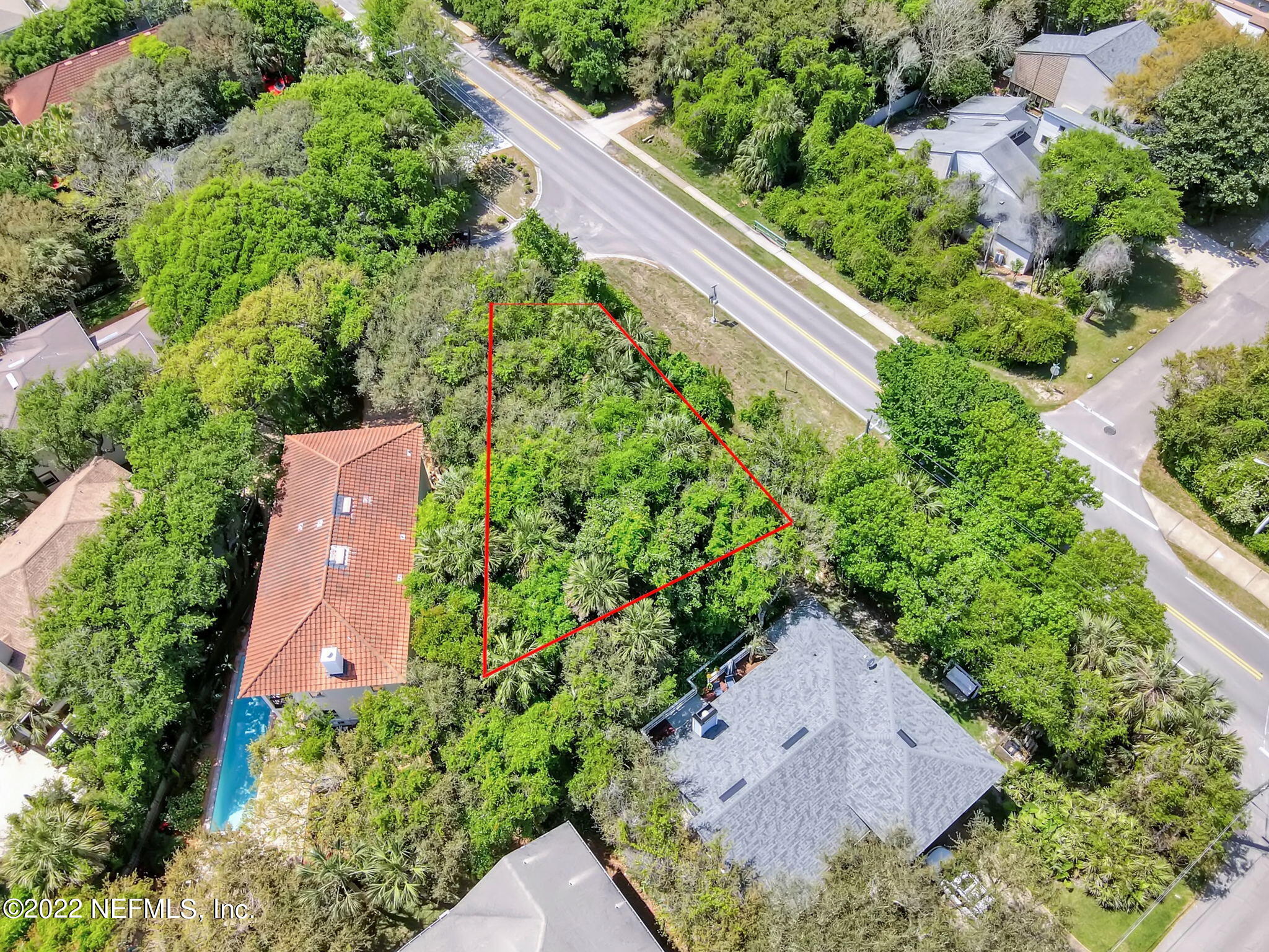 0 Seminole Road Atlantic Beach, FL 32233 - Photo 3 of 15 an aerial view of house with yard