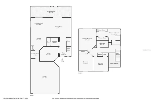 $2,250 | 11367 Cocoa Beach Drive, Riverview, FL 33569