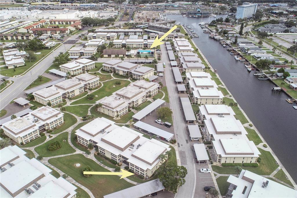 4715 Jasper Drive, Unit 107 New Port Richey, FL 34652 - Photo 18 of 22 an aerial view of a city