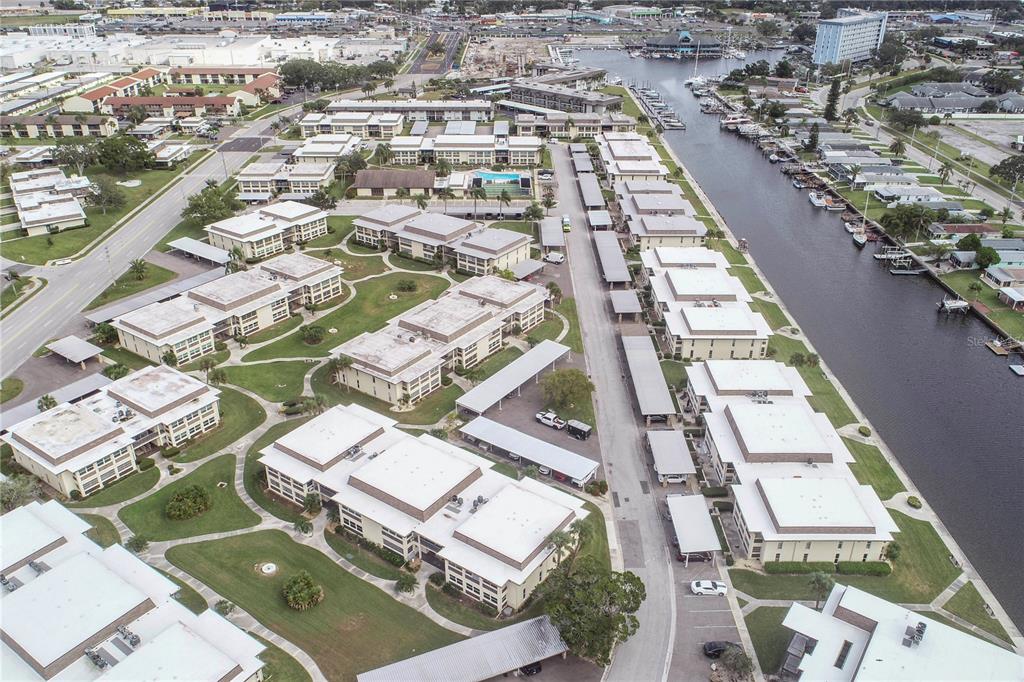 4715 Jasper Drive, Unit 107 New Port Richey, FL 34652 - Photo 19 of 22 an aerial view of a city