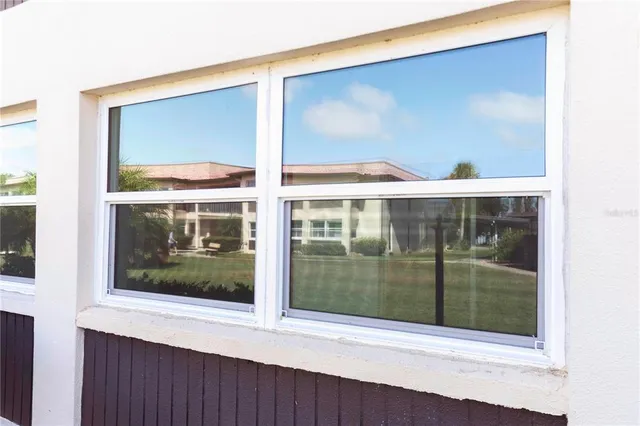 a view of a window in a house