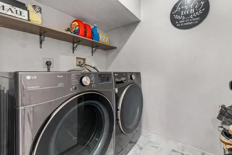 a outdoor space with furniture