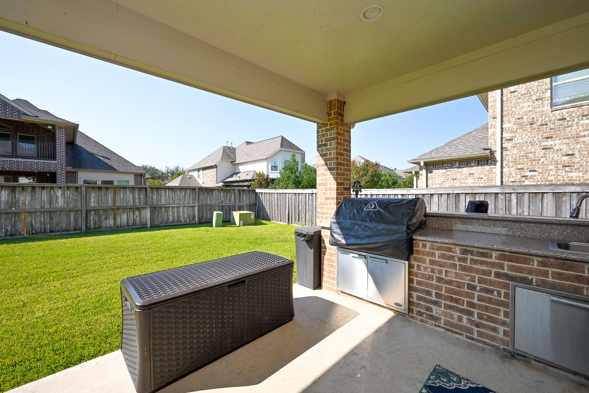 17607 Astrachan Road Richmond, TX 77407 - Photo 42 of 50 a kitchen view with a sink and stove