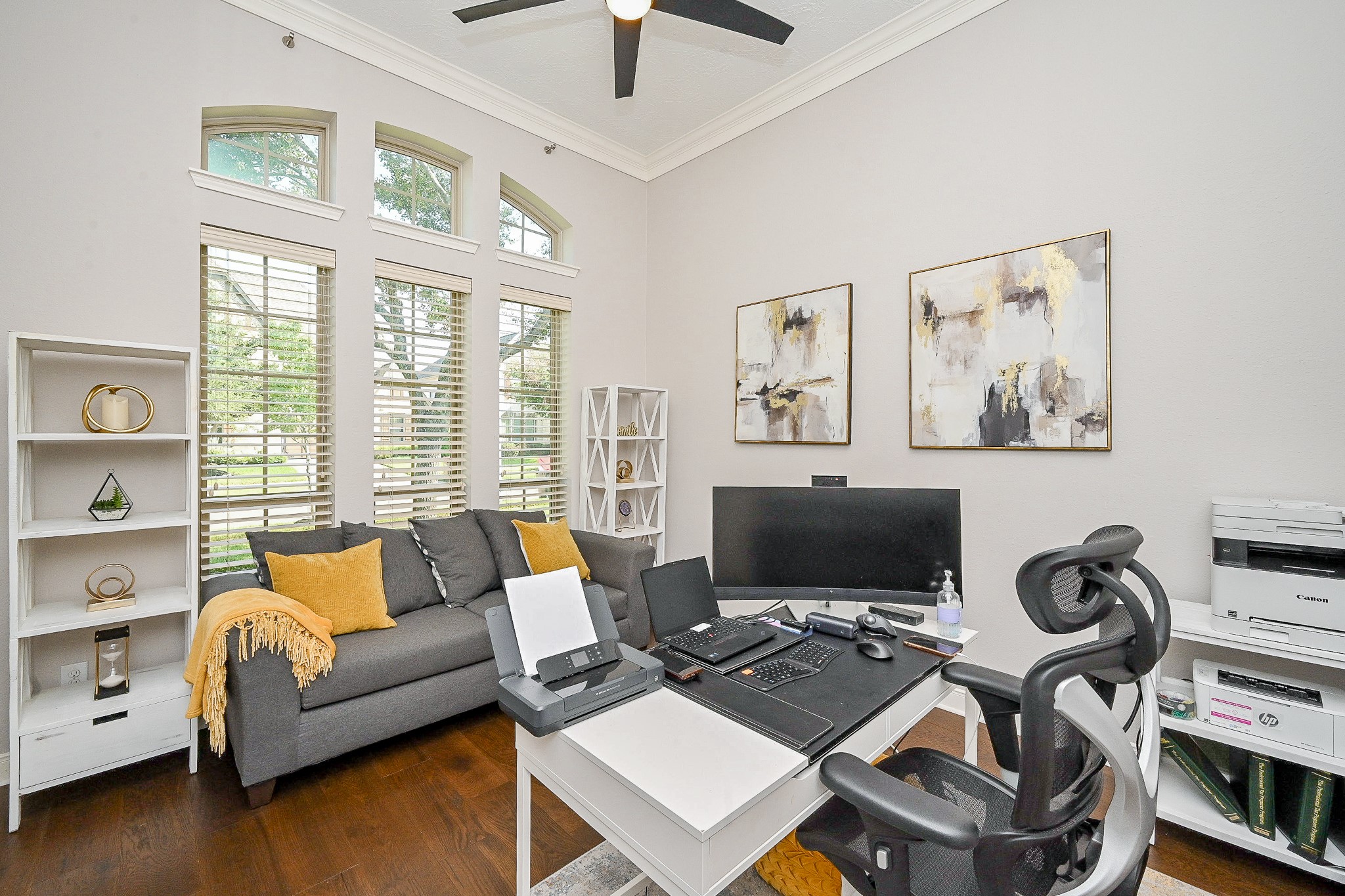 17607 Astrachan Road Richmond, TX 77407 - Photo 8 of 50 a living room with furniture a flat screen tv and a window