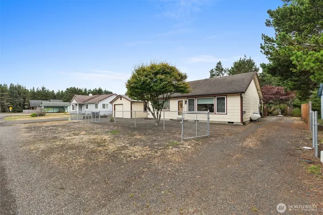 a view of house with outdoor space