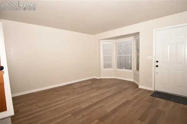 wooden floor in an empty room
