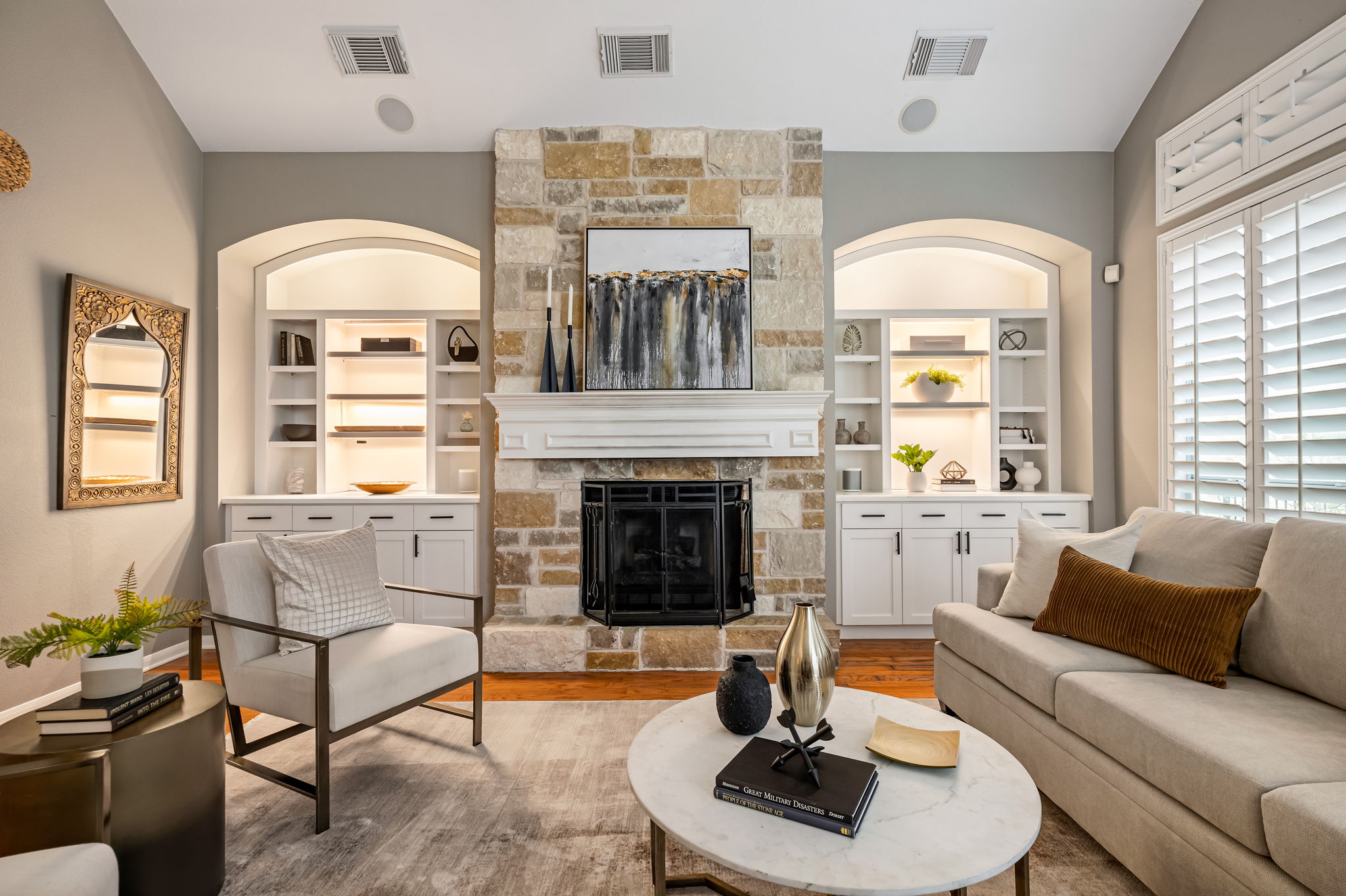 10804 Ariock Lane Austin, TX 78739 - Photo 11 of 32 a living room with furniture fireplace and window