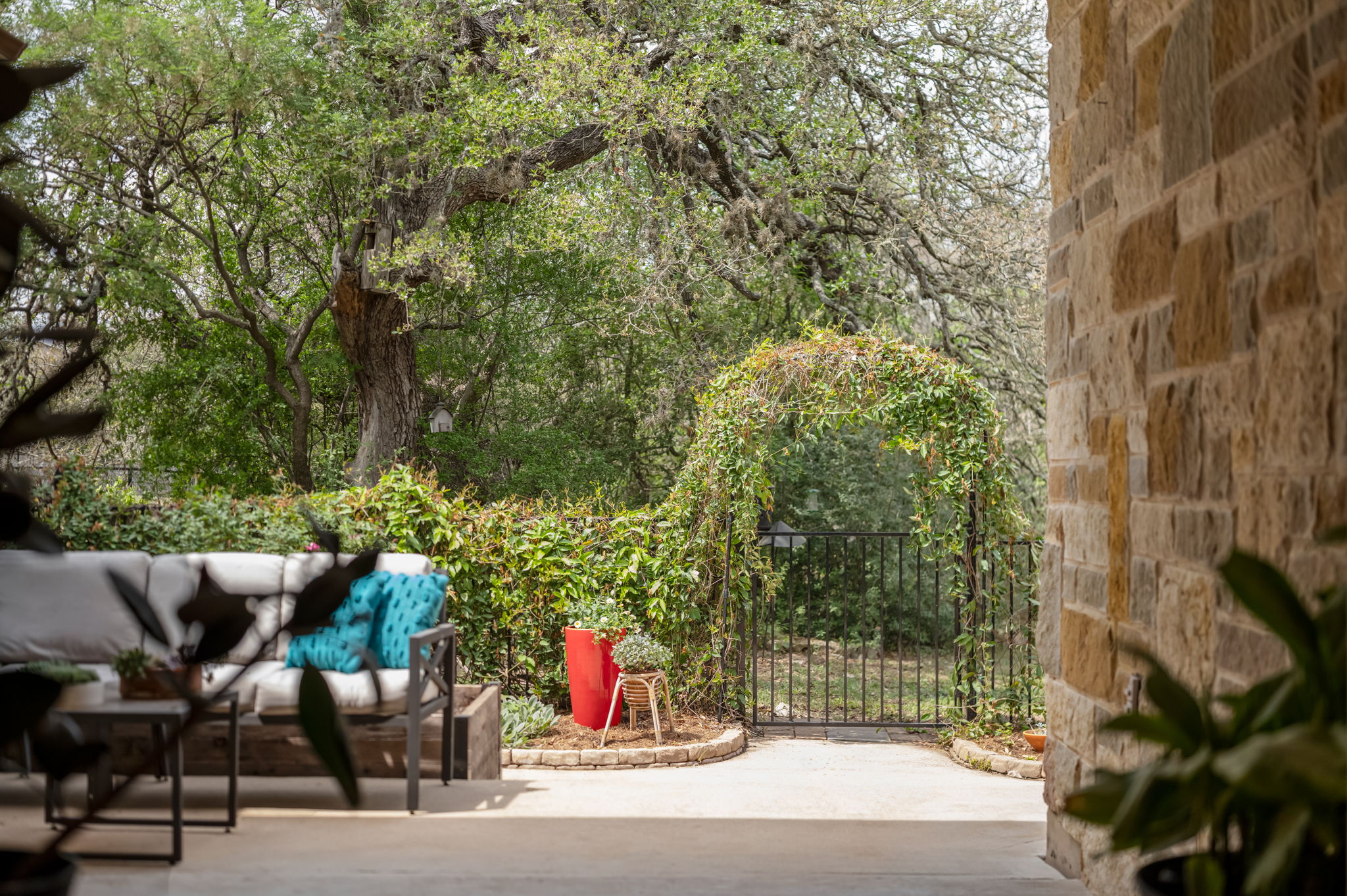 10804 Ariock Lane Austin, TX 78739 - Photo 25 of 32 a view of city from balcony with seating space
