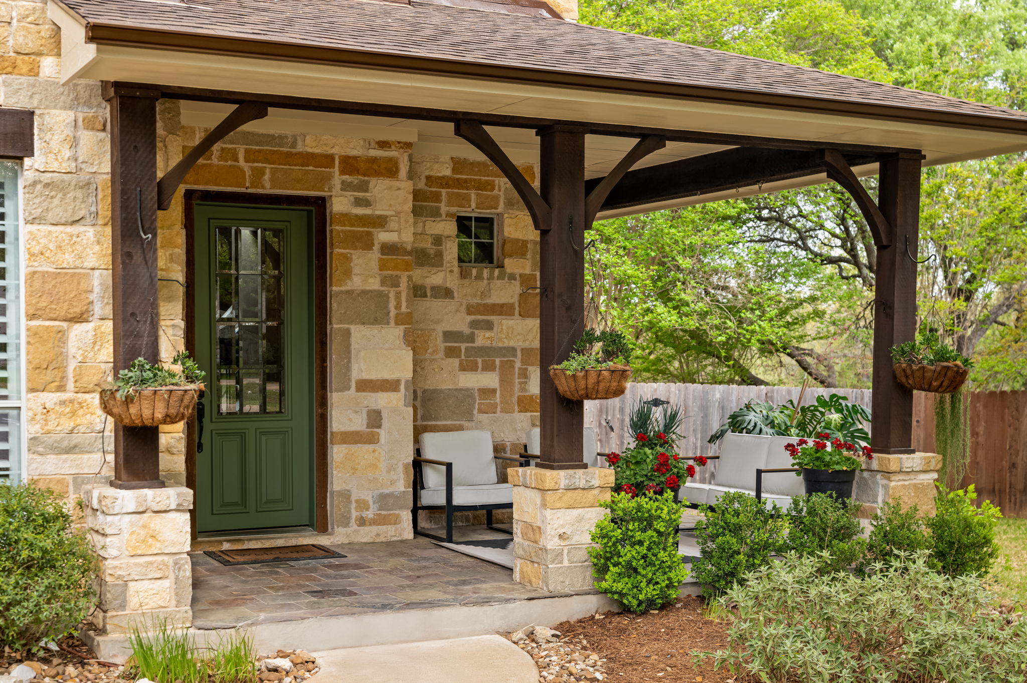 10804 Ariock Lane Austin, TX 78739 - Photo 3 of 32 a front view of a house with outdoor seating