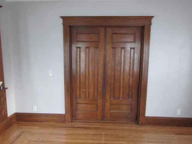 a view of front door