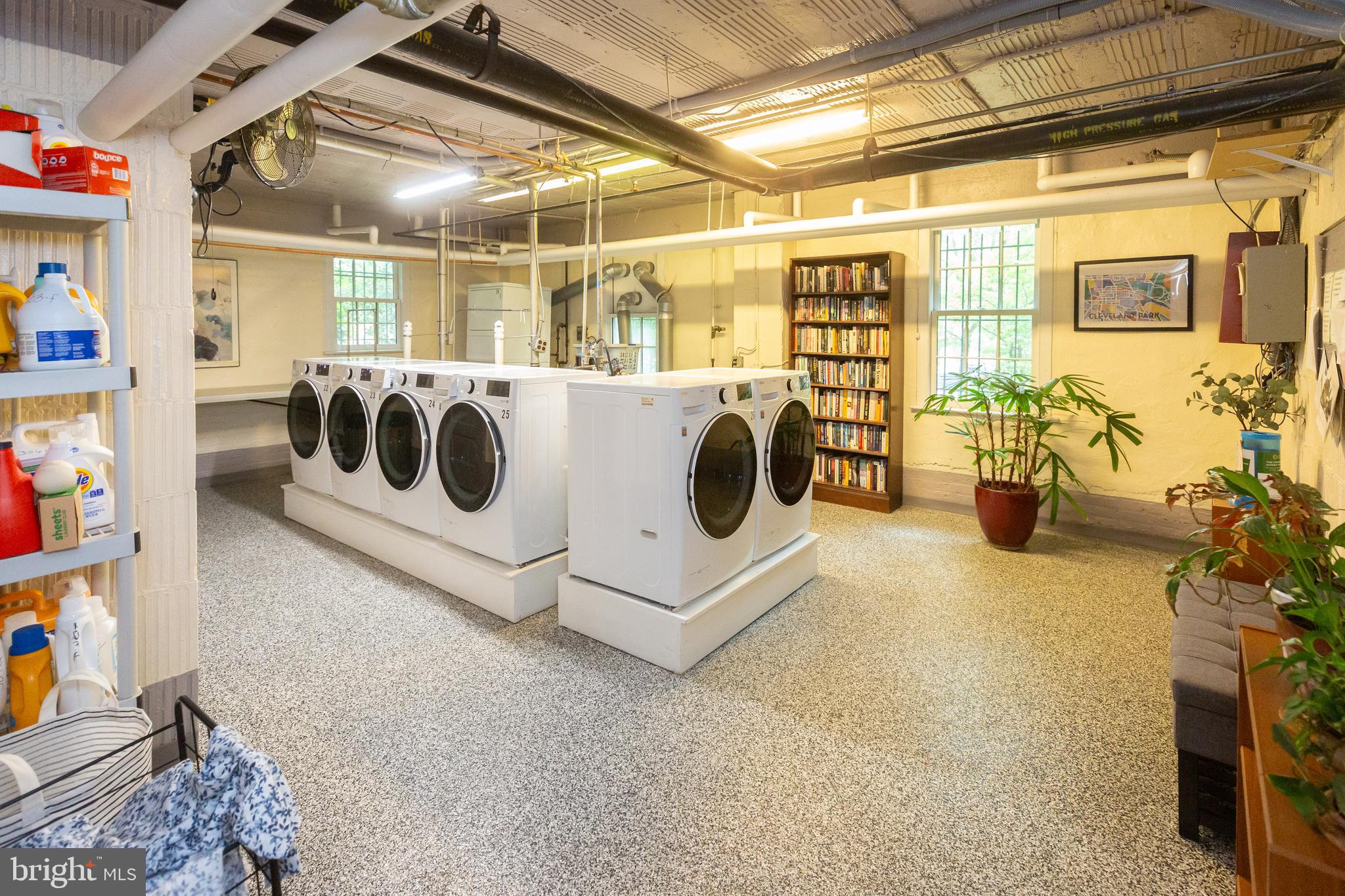 3900 Connecticut Avenue Northwest, Unit 306F Washington, DC 20008 - Photo 24 of 33 a view of a storage & utility room with washer and dryer