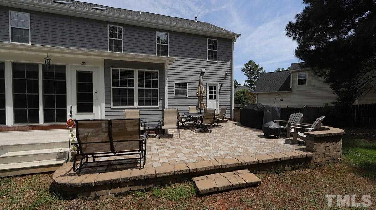 3820 Evander Way Raleigh, NC 27613 - Photo 28 of 30 This is the house for enjoying the beautiful NC weather. The wavered patio is great for entertaining.