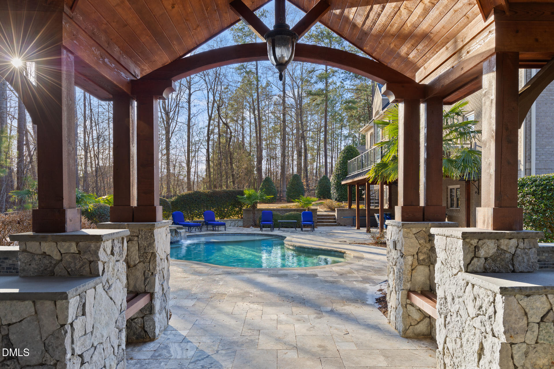 112 Winding Ridge Road Durham, NC 27713 - Photo 46 of 84 a house view with a sitting space and garden view