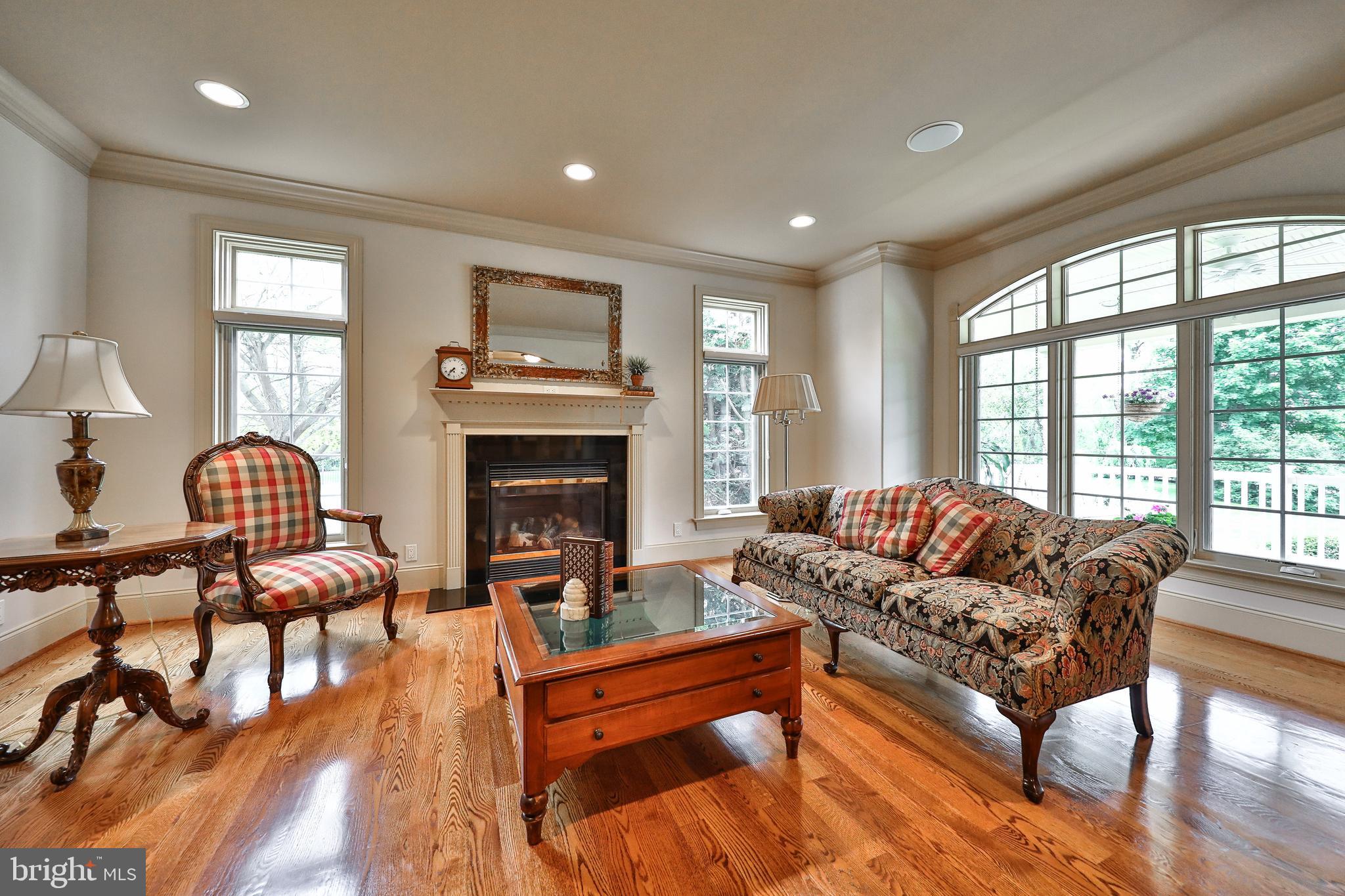 1057 Walton Road Blue Bell, PA 19422 - Photo 7 of 72 Living Room w/ Triple Window and Transom