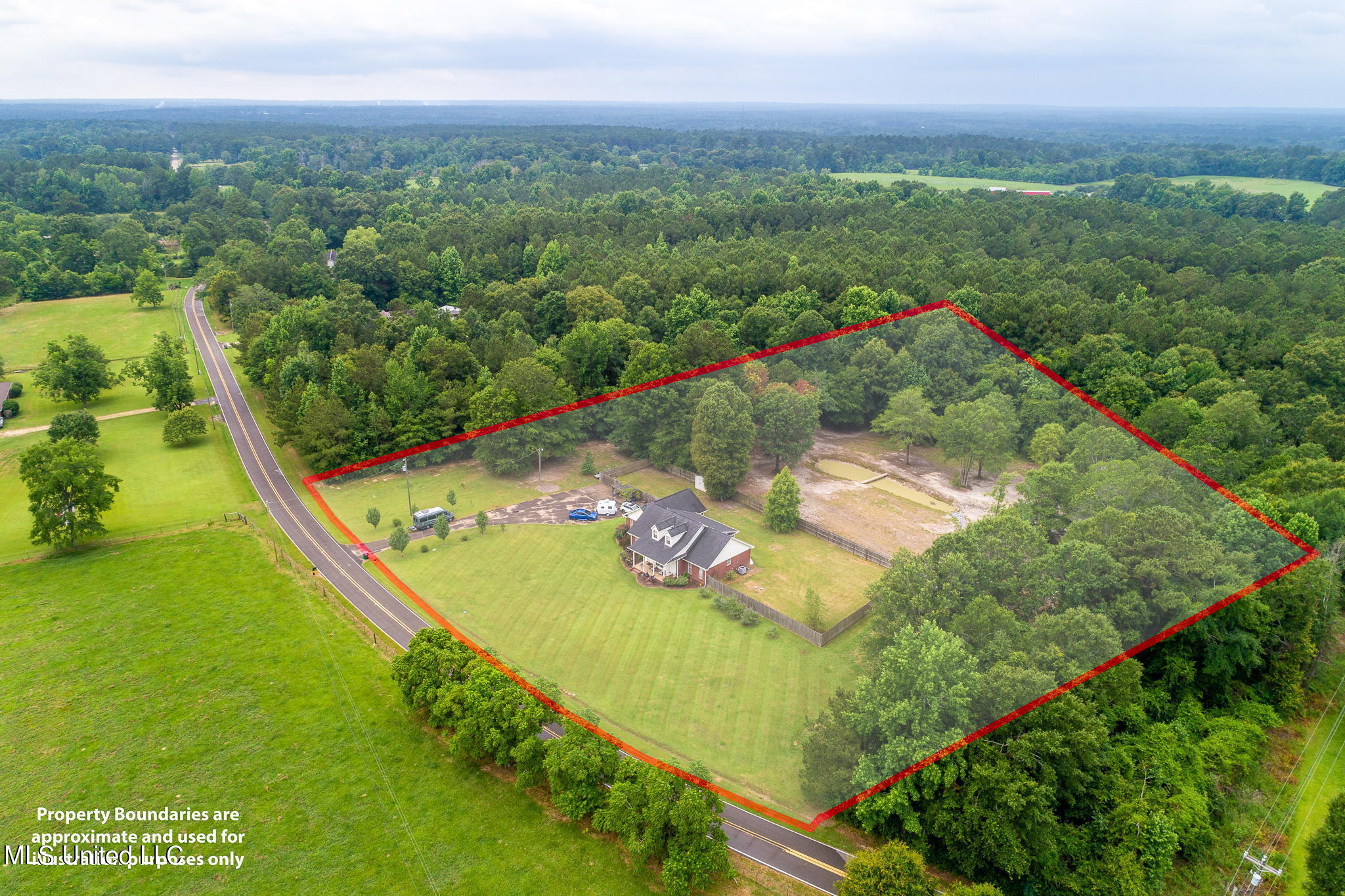 319 Mini Farm Road Hattiesburg, MS 39401 - Photo 33 of 36 4 Drone View (2 of 6)