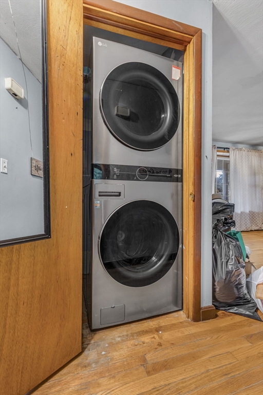 21 Annette Road Brockton, MA 02302 - Photo 28 of 29 a view of a storage & utility room with washer and dryer