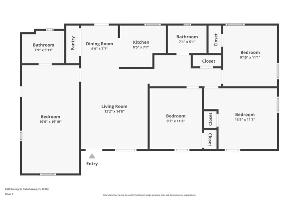 $200,000 | 2409 Surrey Street, Tallahassee, FL 32304