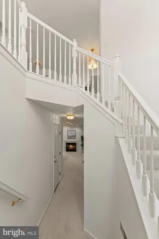 a view of entryway with staircase