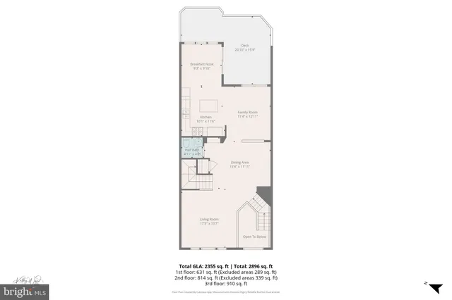 a picture of a floor plan