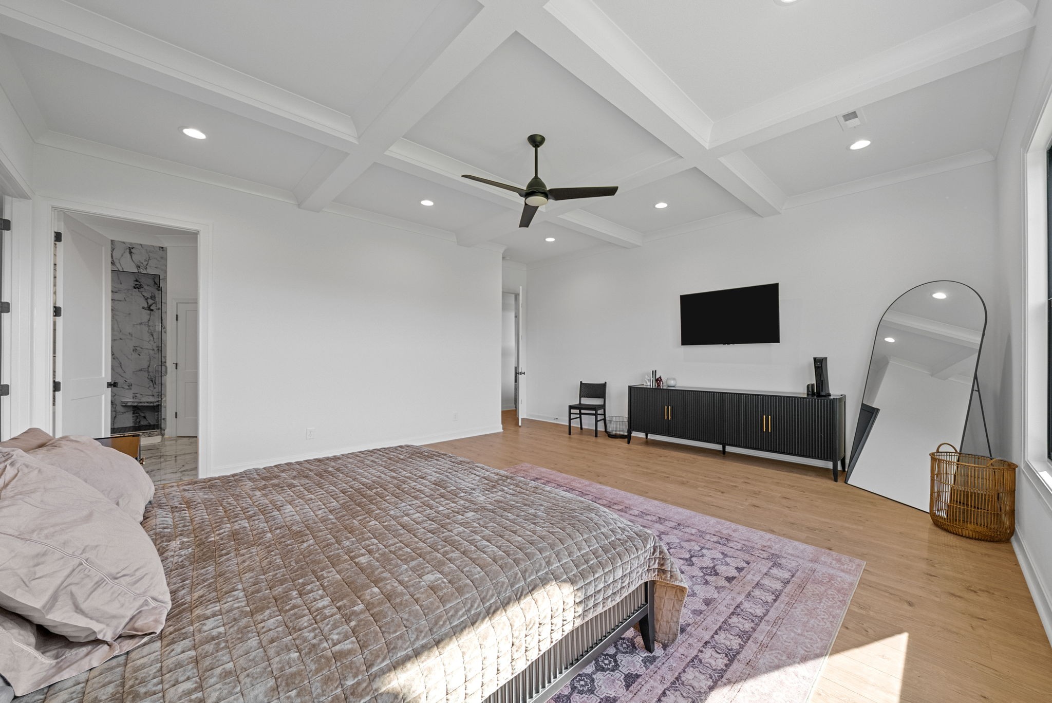 1914 Hickory Point Road Clarksville, TN 37043 - Photo 41 of 75 a bedroom with a large bed and a flat screen tv