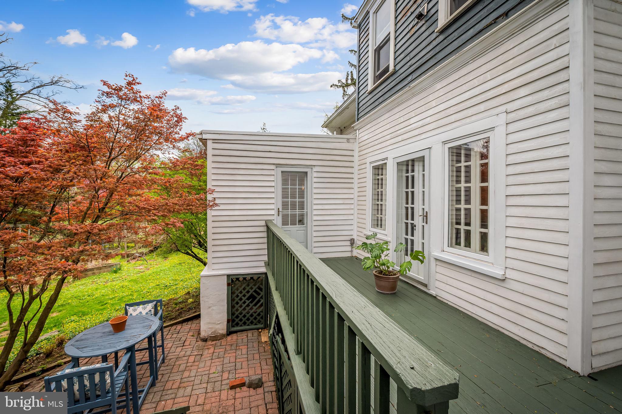 1018 Windsor Road Baltimore, MD 21208 - Photo 23 of 50 a view of balcony with wooden floor and fence