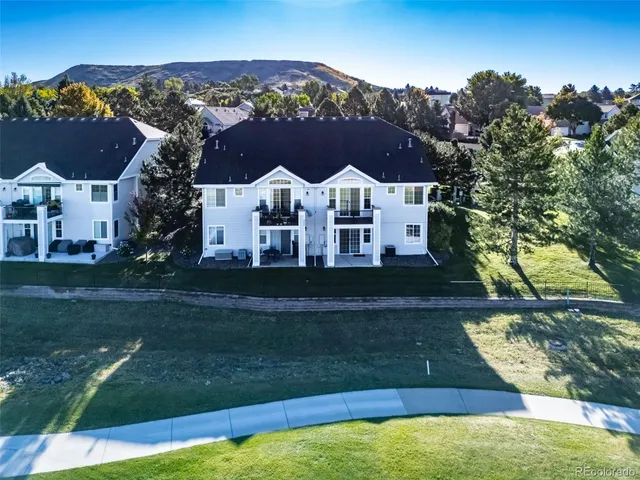 a view of a swimming pool with an ocean view