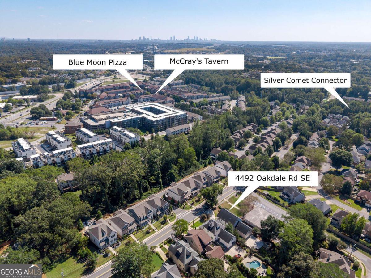 4492 Oakdale Road Southeast Smyrna, GA 30080 - Photo 31 of 37 an aerial view of multiple house