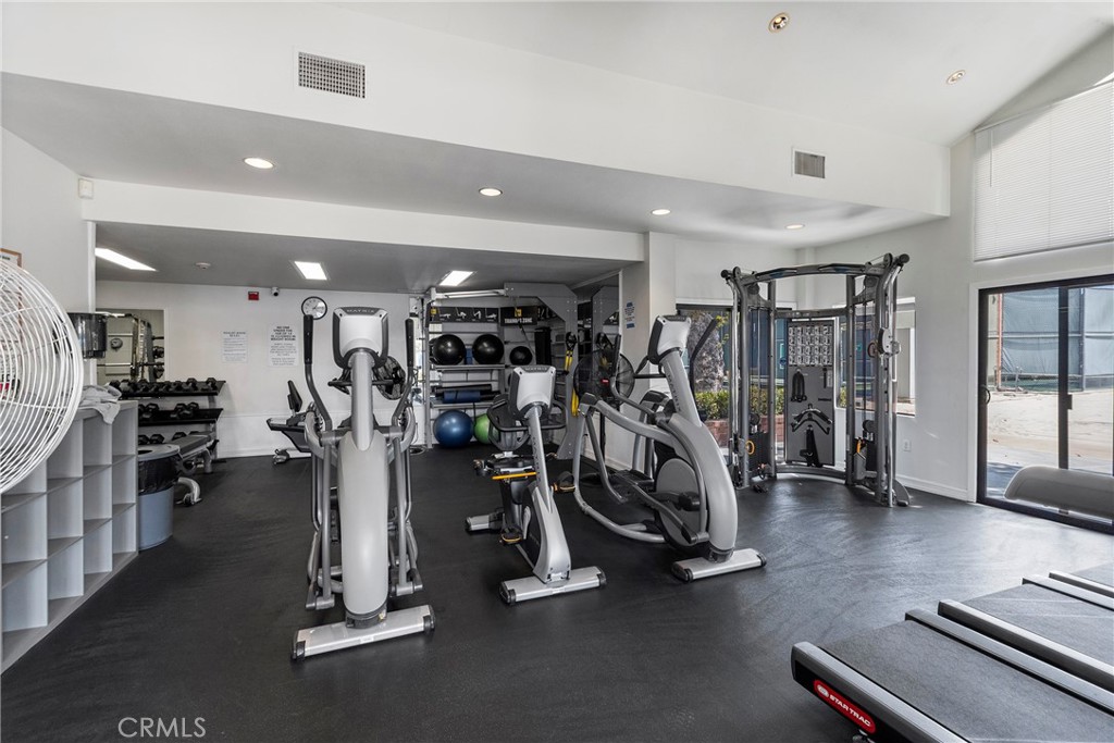 24741 Eldamar Avenue Lake Forest, CA 92630 - Photo 44 of 67 a view of a room with gym equipment