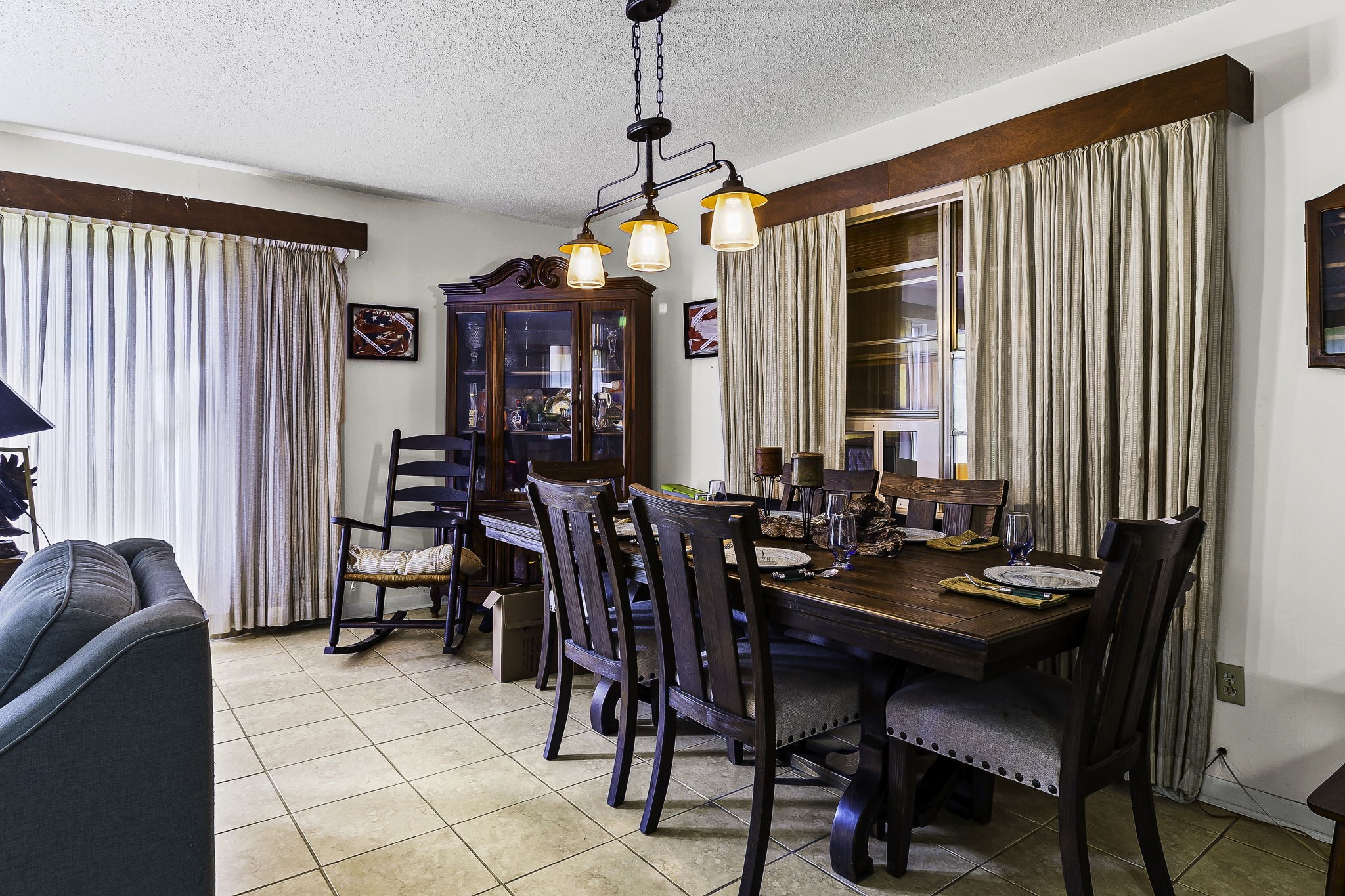 271 Ivanhoe Ranchettes Drive Ivanhoe, TX 75979 - Photo 27 of 40 a view of a dining room with furniture and window
