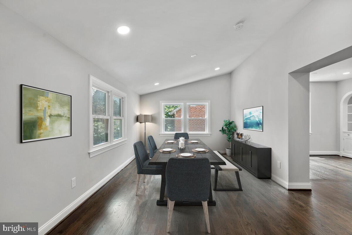 1506 Noyes Drive Silver Spring, MD 20910 - Photo 10 of 51 a view of a dining room with furniture window and wooden floor