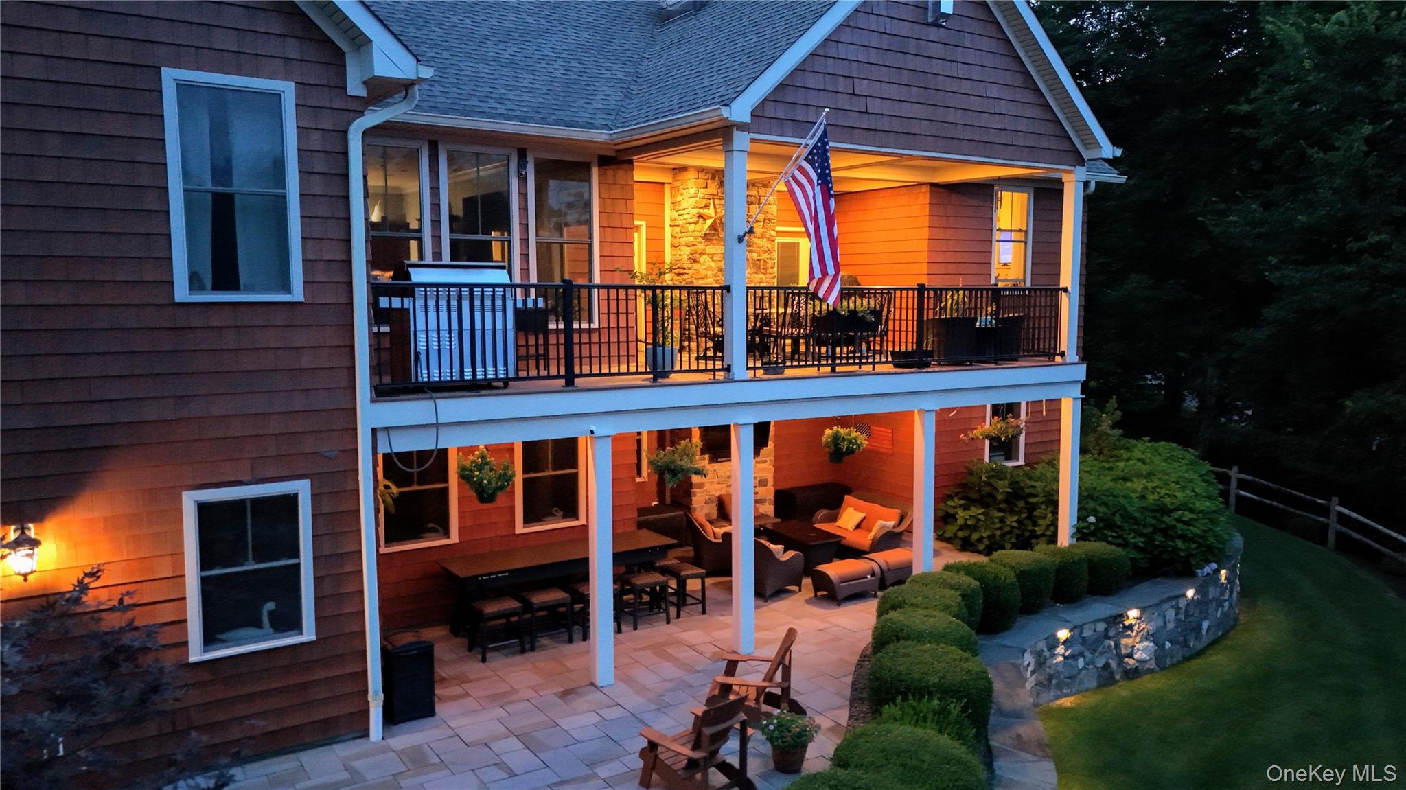 1 Peck Ridge Road Warwick, NY 10990 - Photo 46 of 50 a view of a house with a porch and furniture