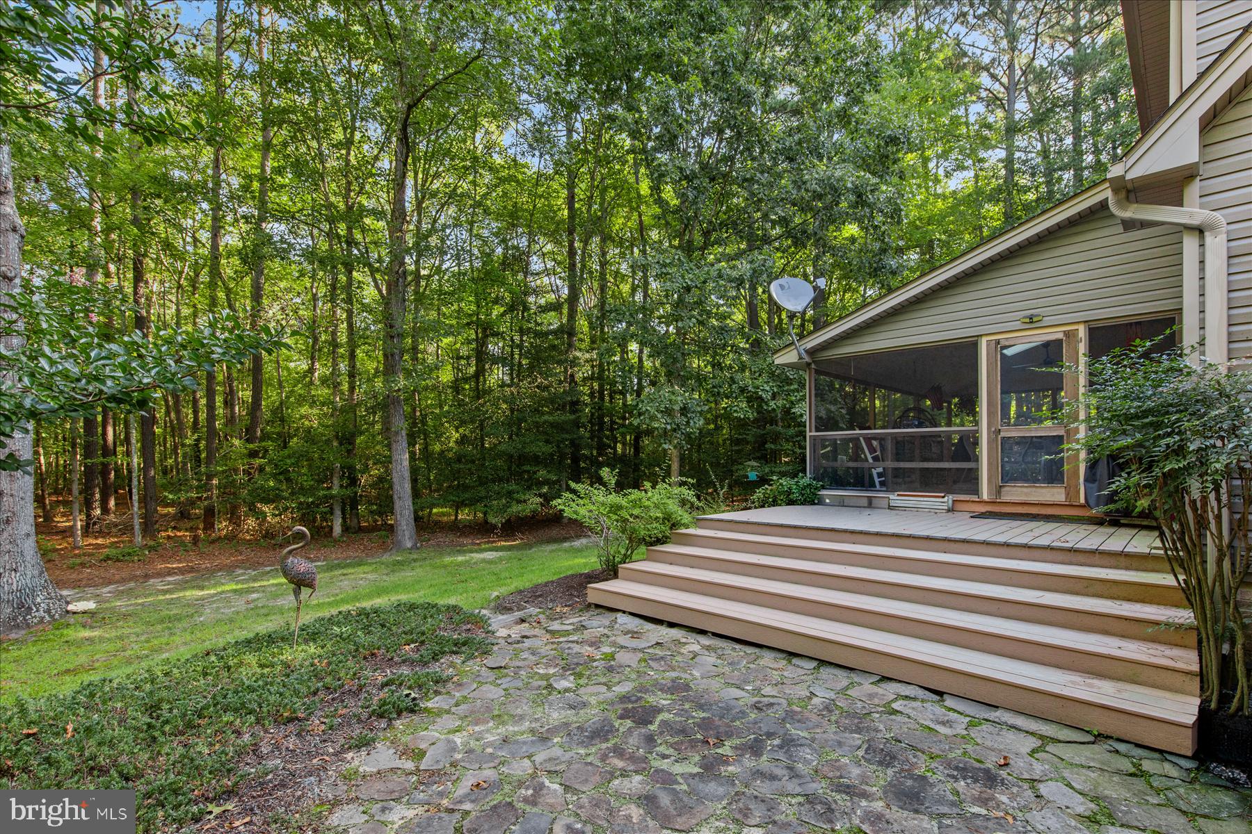 4420 Brick Kiln Road Snow Hill, MD 21863 - Photo 8 of 57 Wide stairs to back deck w/ composite deckboards