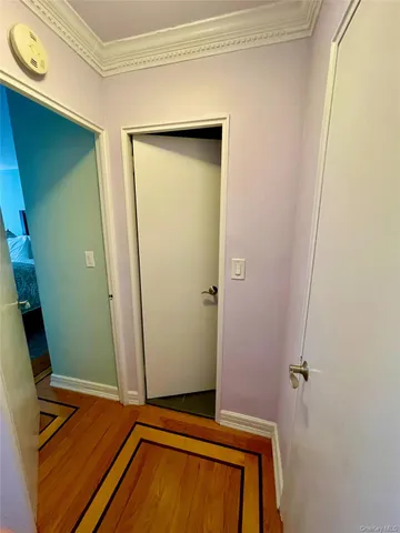 a view of a room with door