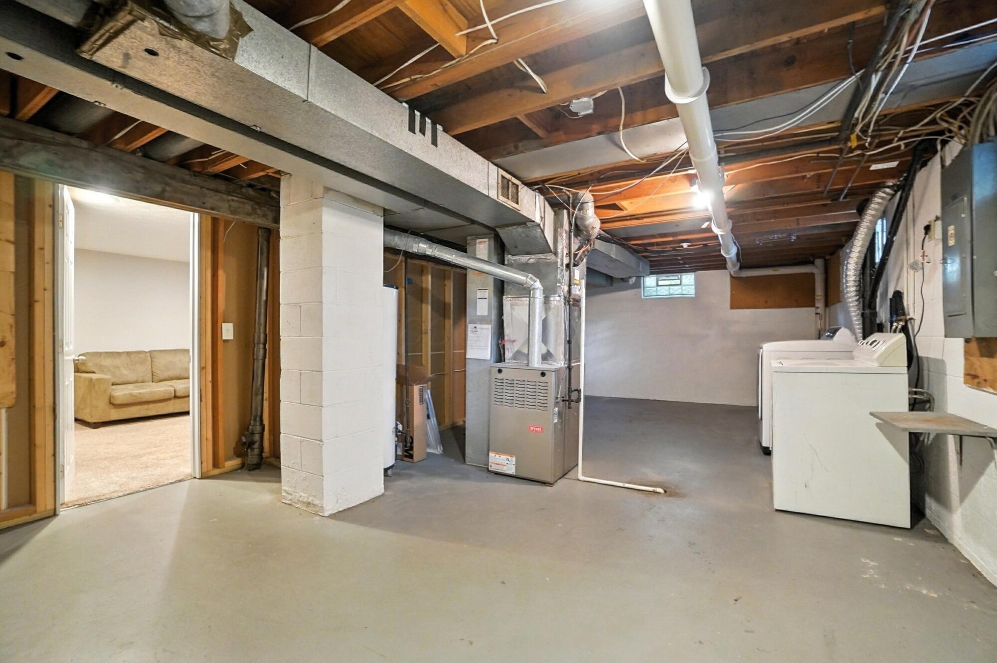 2269 Fishinger Road Upper Arlington, OH 43221 - Photo 72 of 107 Unfinished basement- updated mechanicals