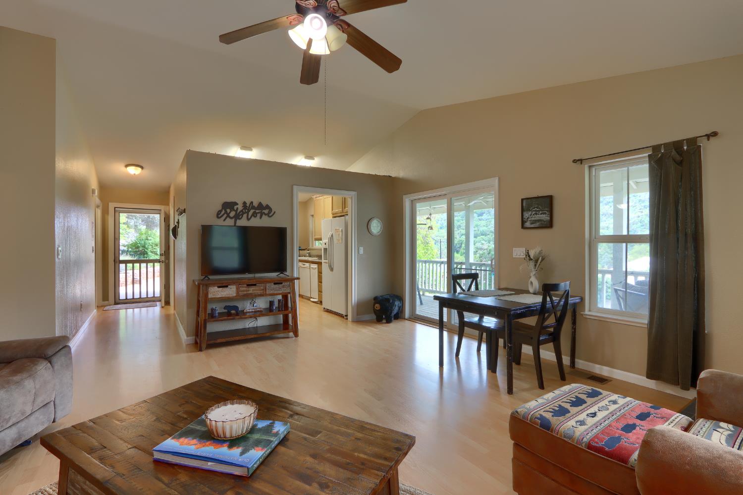 4986 7th Street Mariposa, CA 95338 - Photo 64 of 64 Open Floor Plan with walkout to Covered Patio.