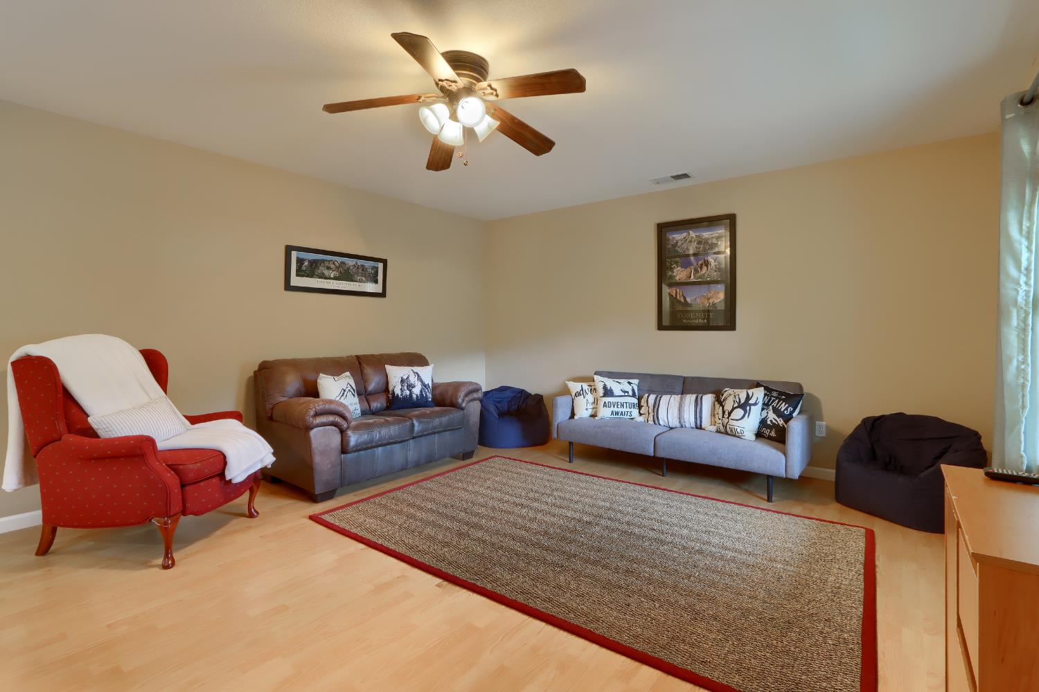 4986 7th Street Mariposa, CA 95338 - Photo 34 of 64 Large Living Area or Rec Room with Access to a Covered Patio w/room for a Large Spa.