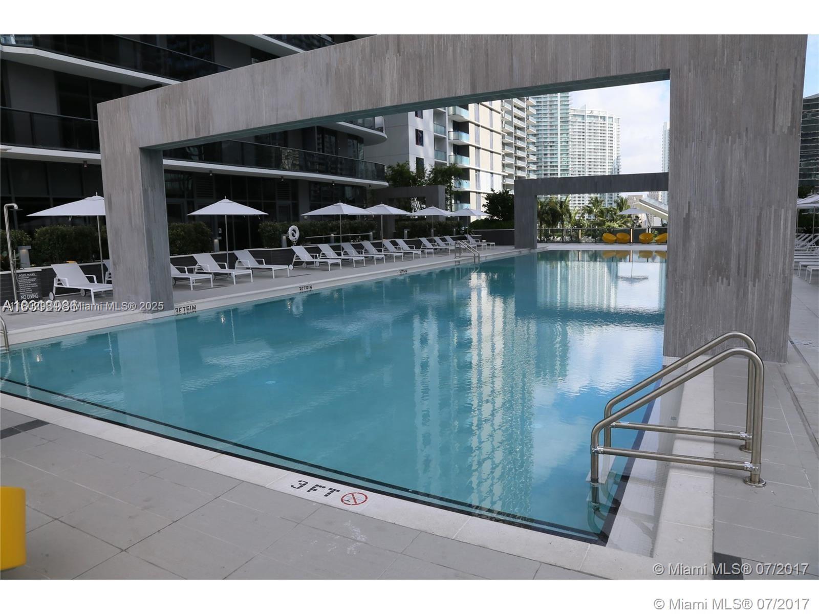 55 Southwest 9th Street, Unit 3409 Miami, FL 33130 - Photo 12 of 28 a picture of a lake view