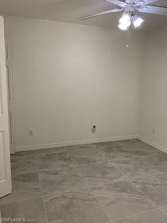 a view of a room with an empty space