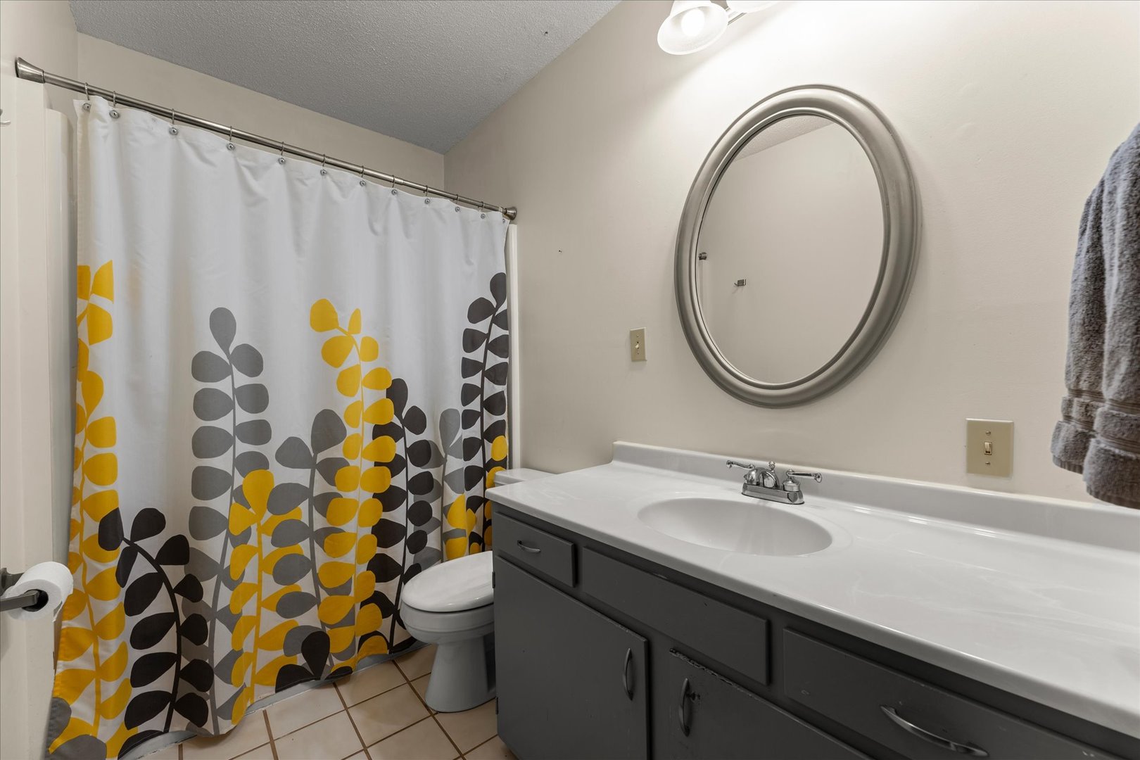 1108 Riverside Court Mahomet, IL 61853 - Photo 21 of 50 a bathroom with a sink mirror and a toilet