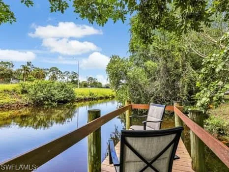 a view of a lake from a balcony
