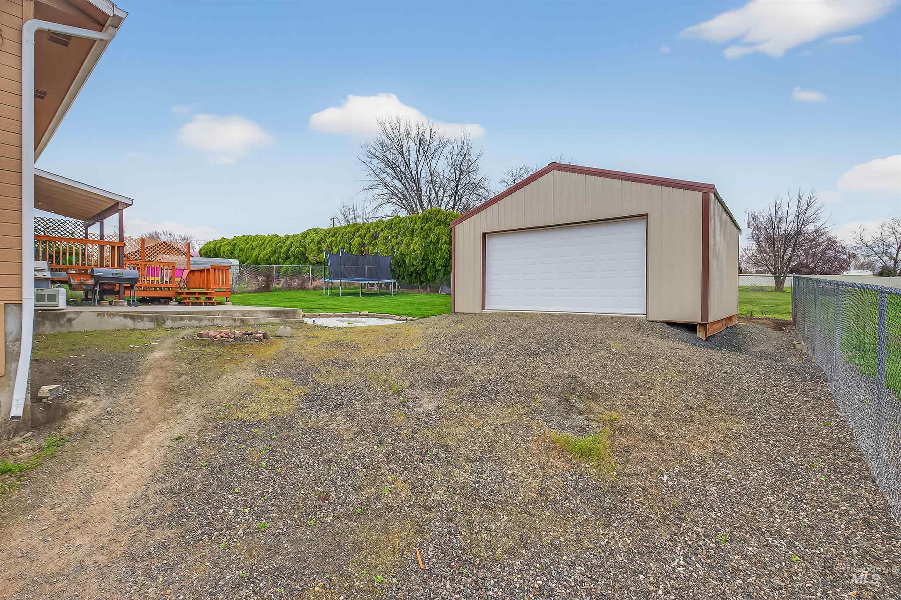 3725 11th Street Lewiston, ID 83501 - Photo 43 of 46 Detached garage with a trampoline