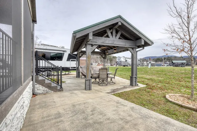 a view of a house with a balcony