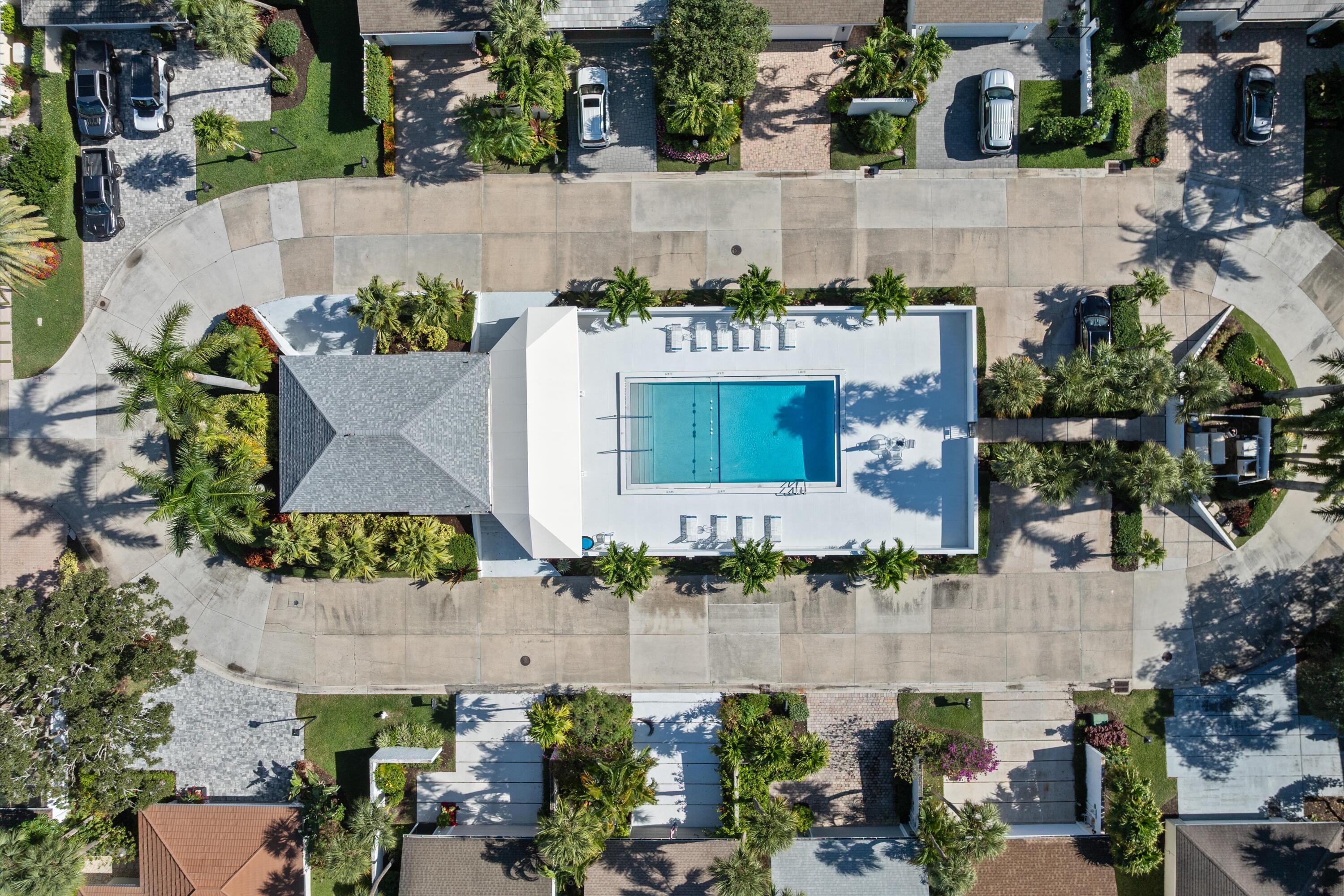 17036 Bay Street Jupiter, FL 33477 - Photo 65 of 69 an aerial view of a house with outdoor space