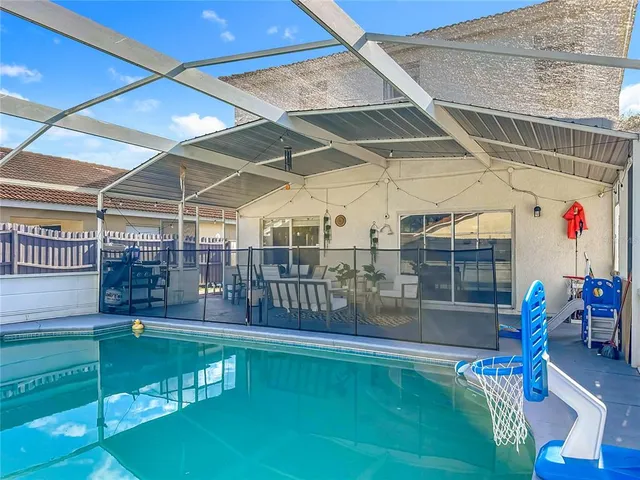 a view of a backyard of a house