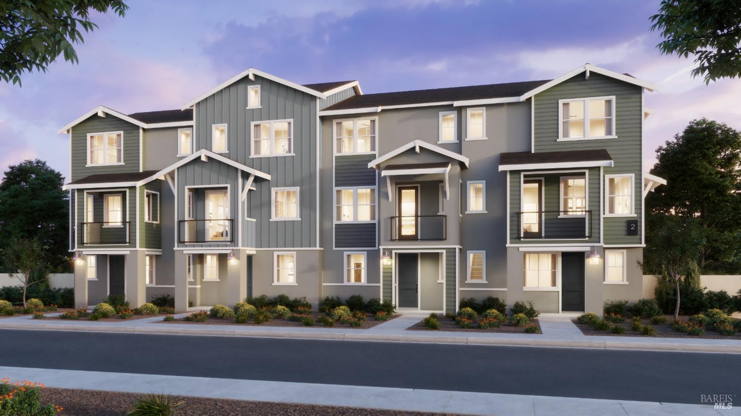 104 Cardamom Lane, Unit 1103 Morgan Hill, CA 95037 - Photo 1 of 19 a front view of a residential apartment building with a yard