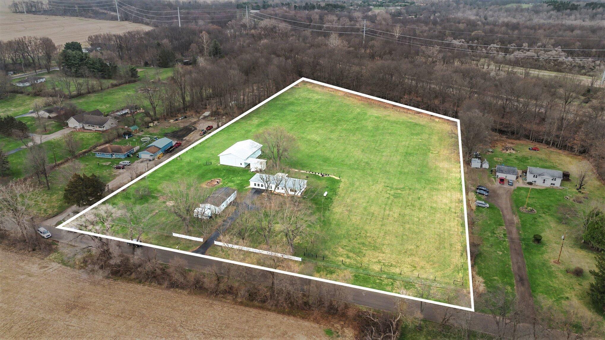 1771 Burton Road Niles, MI 49120 - Photo 47 of 54 1771_47_Aerial_wPropLines